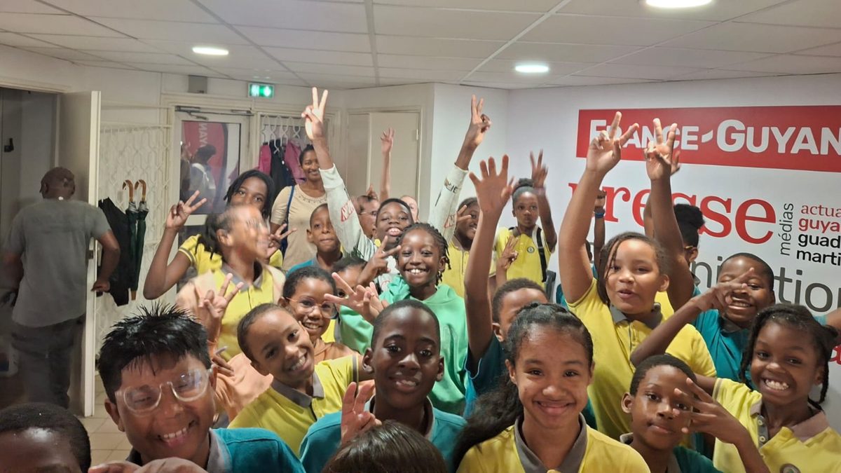 Visite du journal France-Guyane