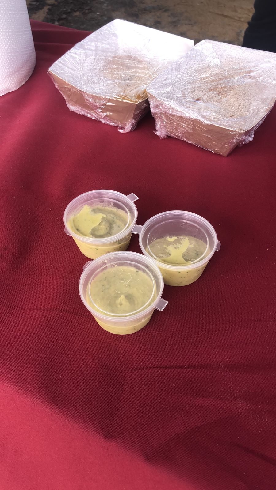Préparations dégustation : concombre citron, gingembre cannelle
